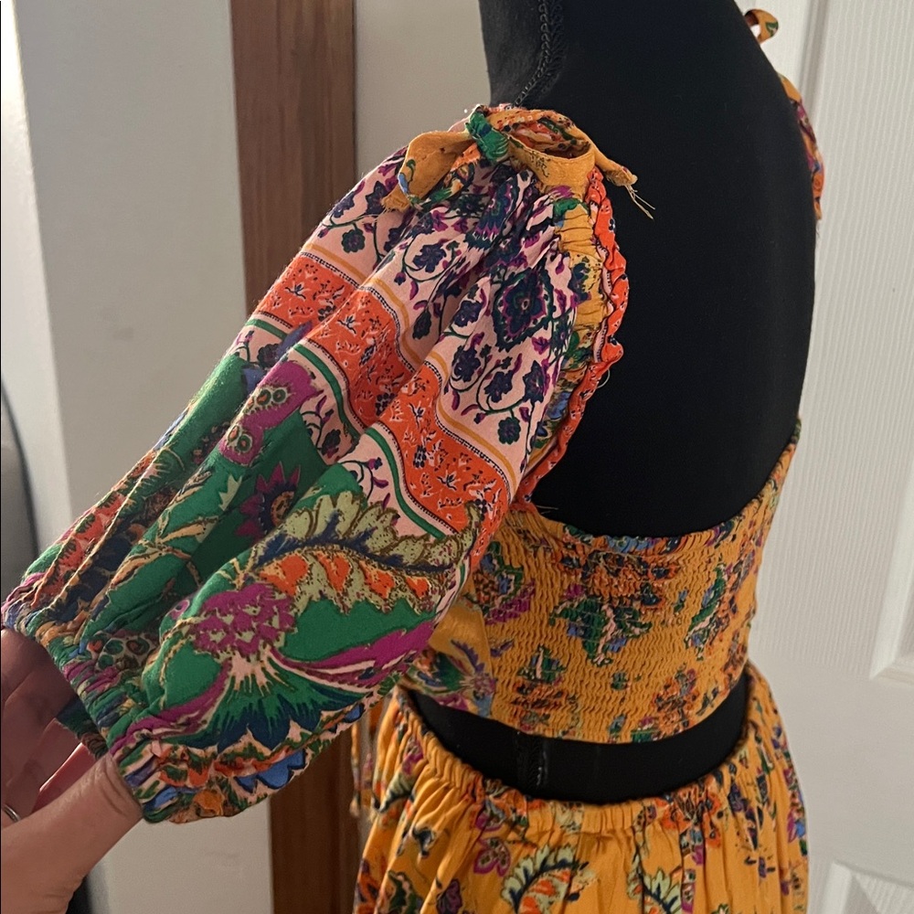 FREE PEOPLE Bali Citrus Skies One-Piece - Picture 10 of 10